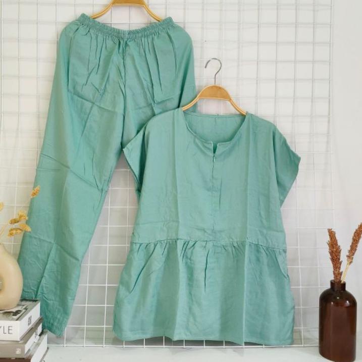 BIG SALE ONE SET RUFFLE RAYON POLOS / BABYDOLL REMPEL grosir