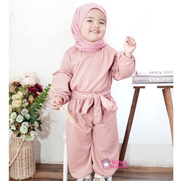 Baju One Set Anak Perempuan Cantik Alika Series usia 0_5 Tahun / Baju Muslim Anak