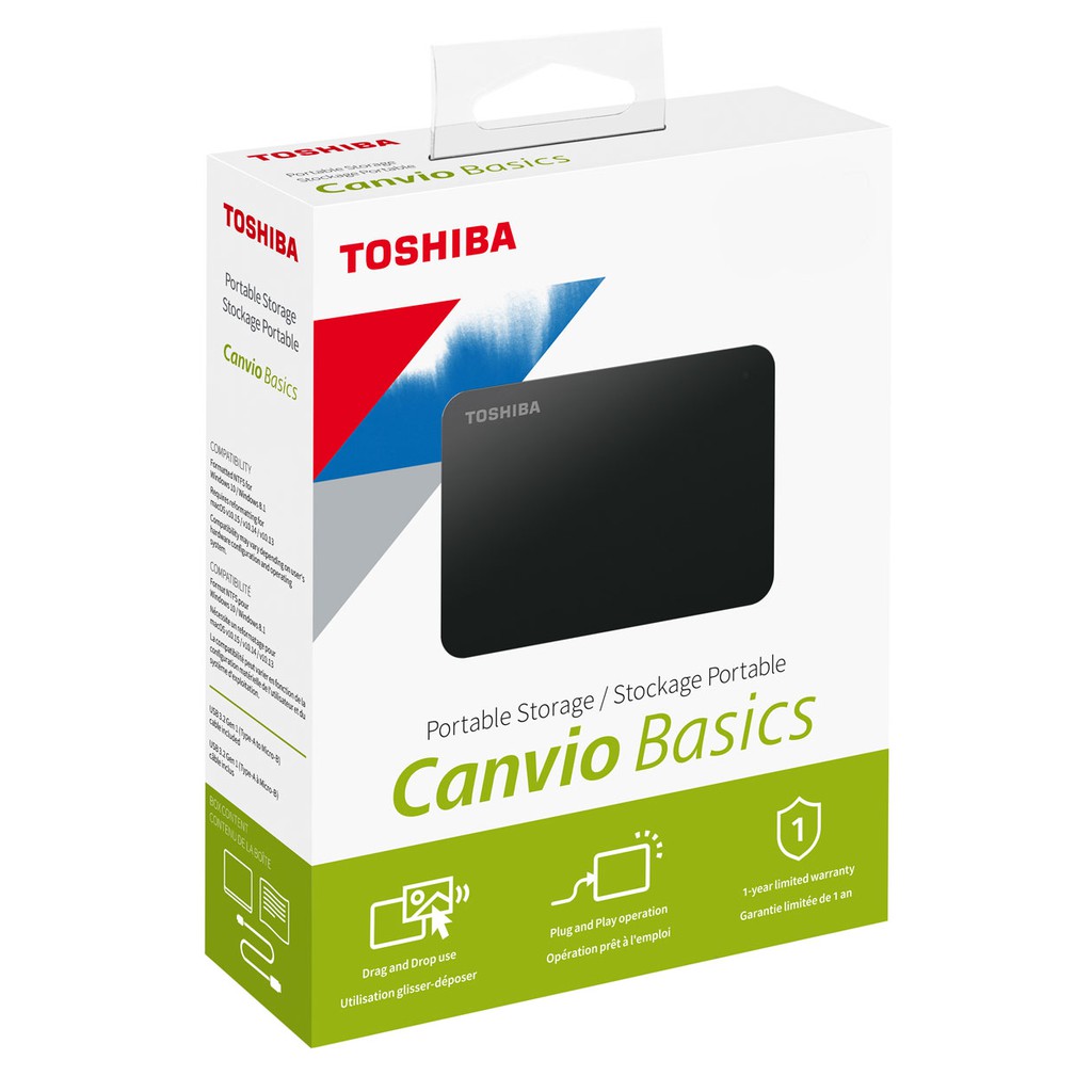 Toshiba Canvio Basic 4TB HD HDD External 2.5&quot; Harddisk Eksternal