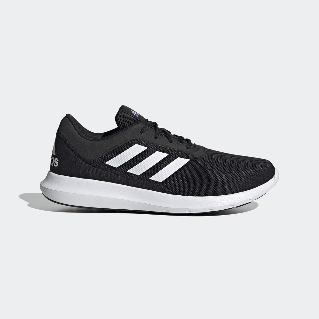 Sepatu Running Pria Adidas Coreracer Hitam Putih