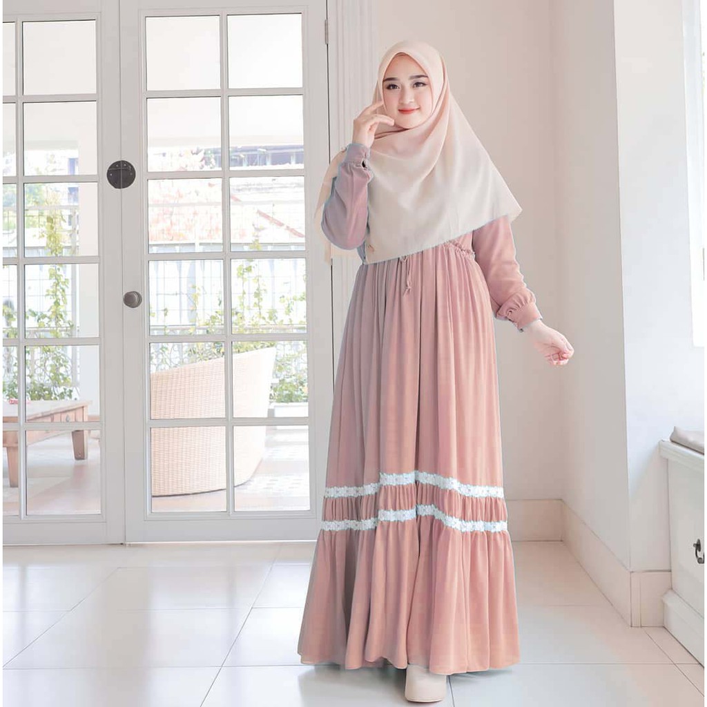 SYAFIRA DRESS | BAJU GAMIS FASHION MUSLIM WANITA CANTIK BUSUI TERBARU | BEST SELLER | MURAH TERLARIS