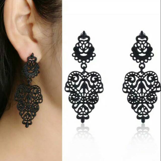 anting panjang hijab