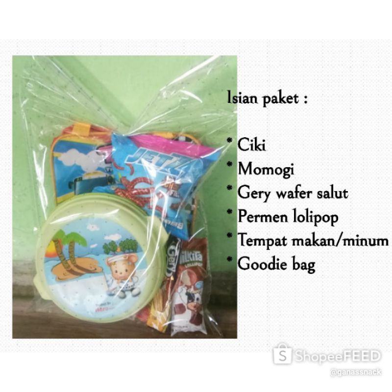 

paket Snack ulang tahun anak