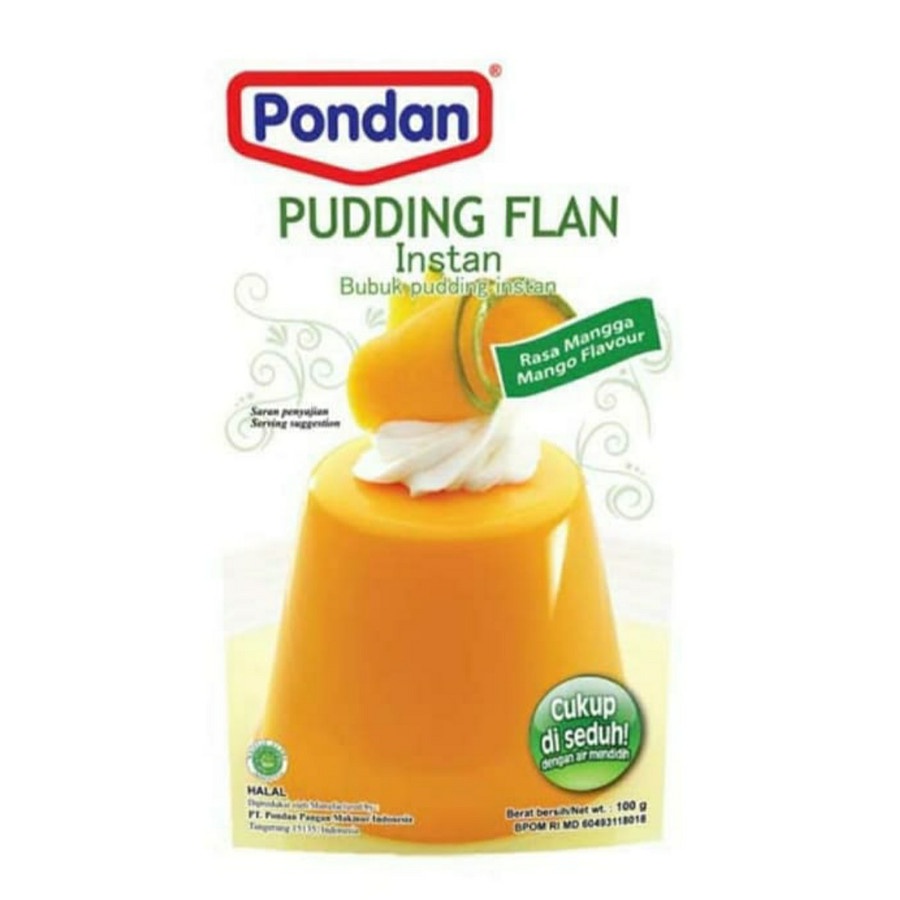 

Pondan Pudding Flan Mangga 100gr