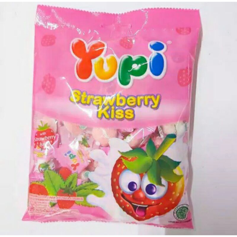 

Permen Yupi Strawberry Kiss 120 gram