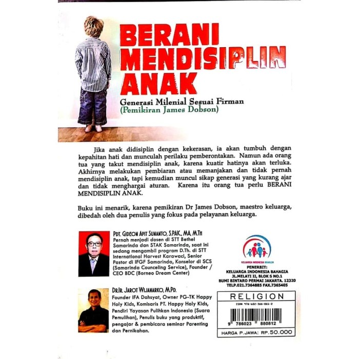 Diskon Spesial Buku Parenting Kristen - Berani Mendisiplin Anak Terbaru