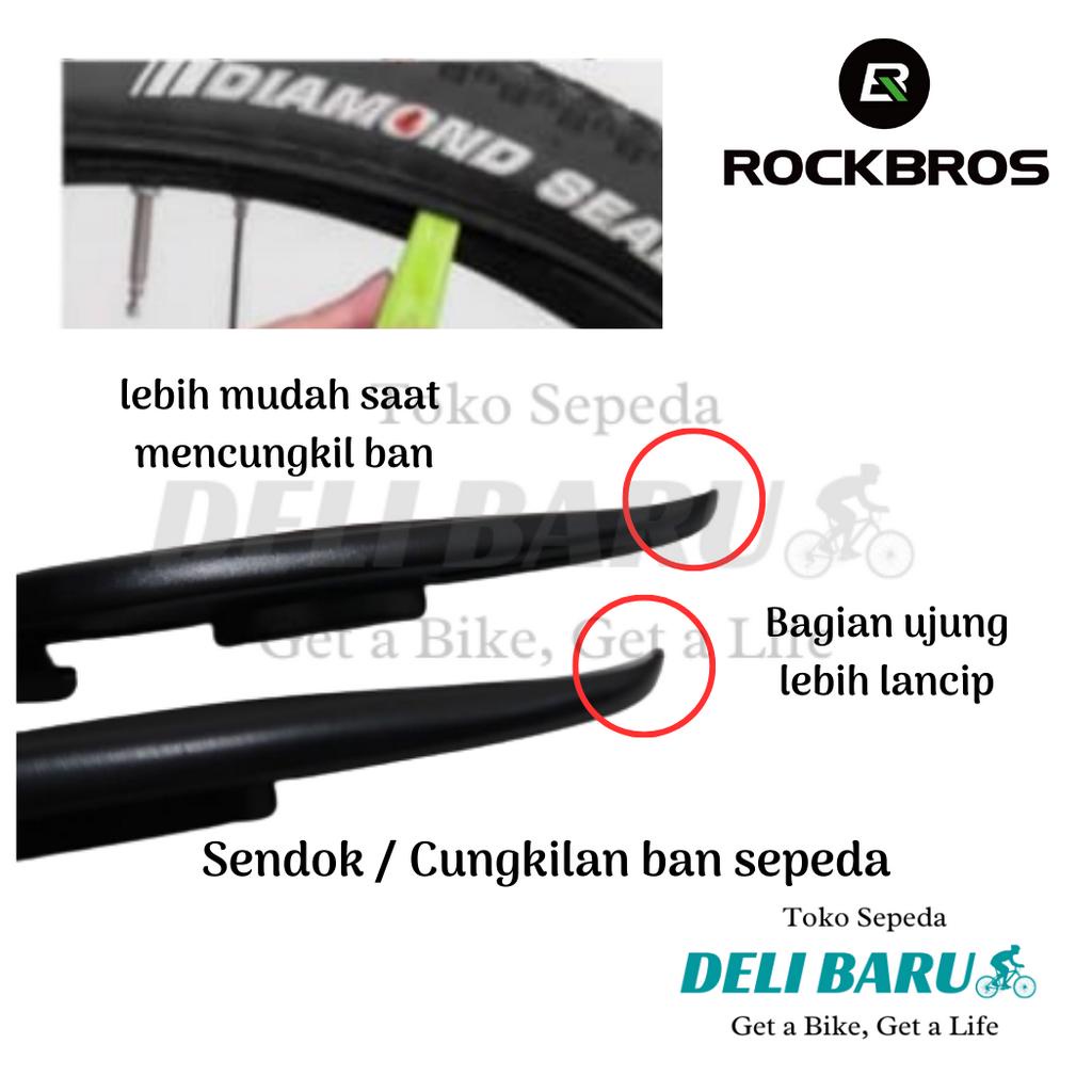 Rockbros Cungkilan ban luar tire lever alat pembuka congkel ban sendok ban sepeda