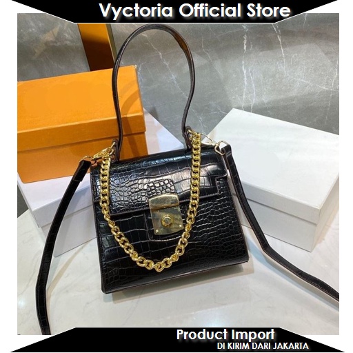 (COD) Vyctoria VOS56833 Tas Selempang Wanita Murah Import Handbag Promo JTF56833 56833