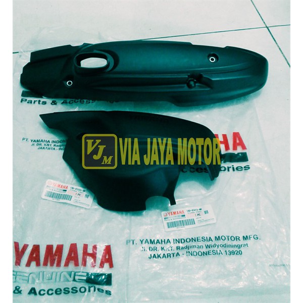 VJM 1 SET TUTUP COVER CVT MIO SOUL FINO KARBU 14D - E5413 - 00 DAN 14D - E5333 - 00 ORI ORIGINAL