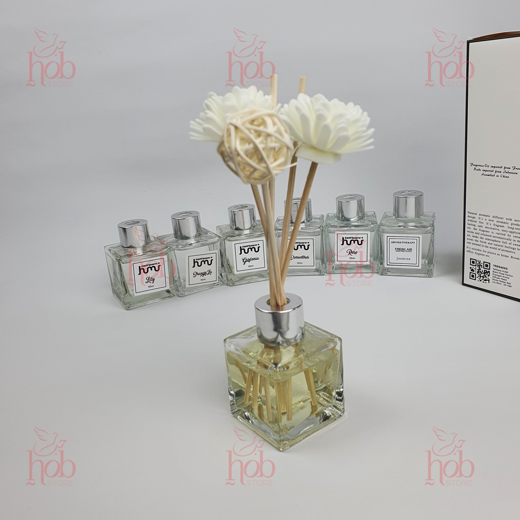 Parfum Pengharum Ruangan Aroma Reed Diffuser Aromatherapy Stick Rotan Taffware 50ml-4
