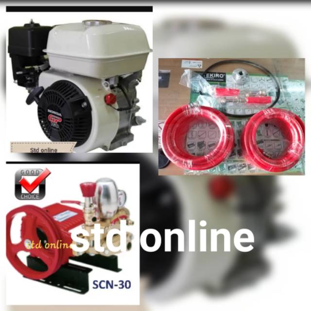 STEAM CUCI HONDA DAN SANCHIN 30 KOMPLIT SIAP PAKAI