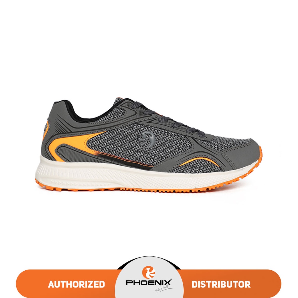 Phoenix Arnius Sepatu Running Pria - D.Grey