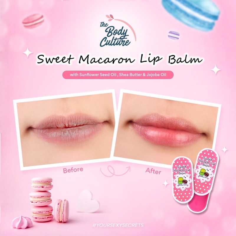 The Body Culture Sweet Macaron Lip Balm