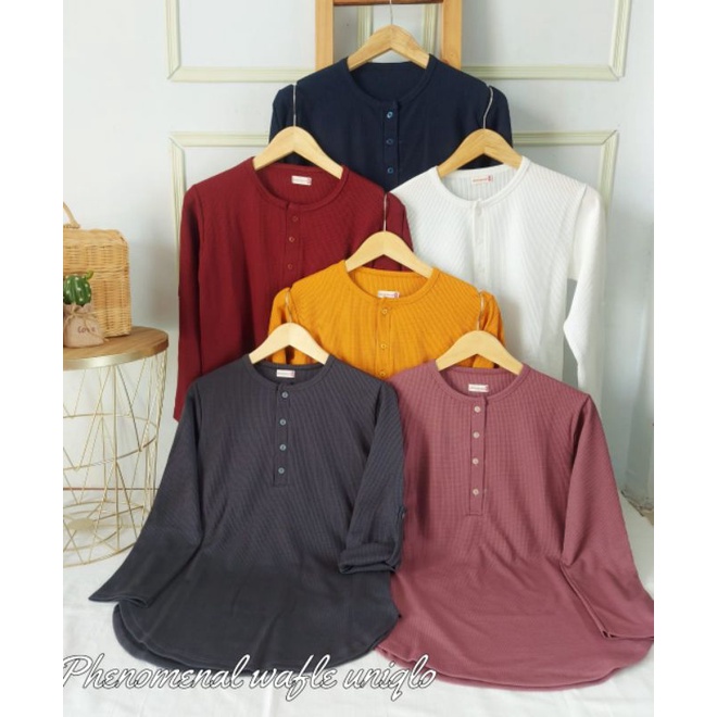 Kaos Atasan Phenomenal Wanita Polos Busui Lengan Panjang Branded Matahari