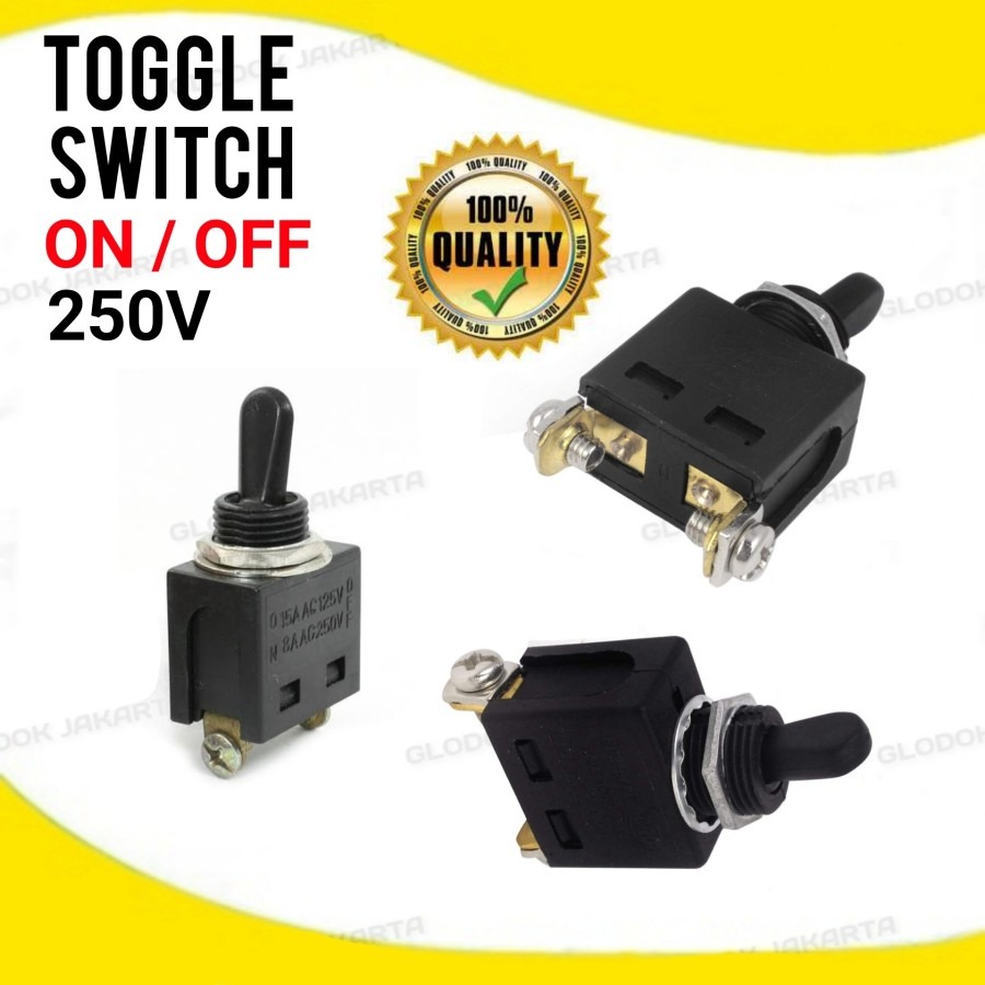 Saklar Toggle Switch ON OFF 250V 2 Pin 3001