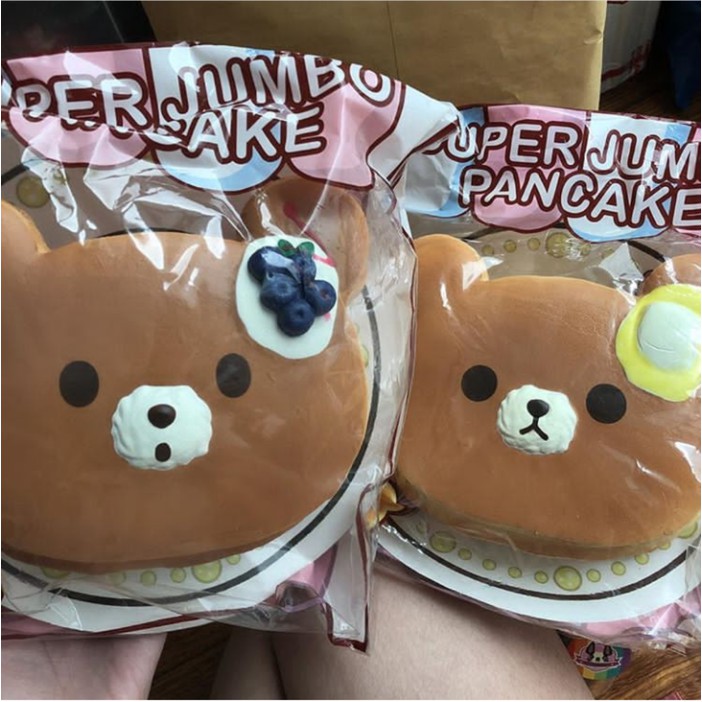Rare super jumbo punimaru puni maru bear pancake squishy
