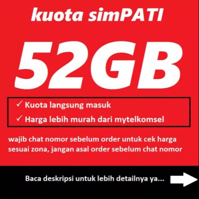 Kuota 50GB Telkomsel