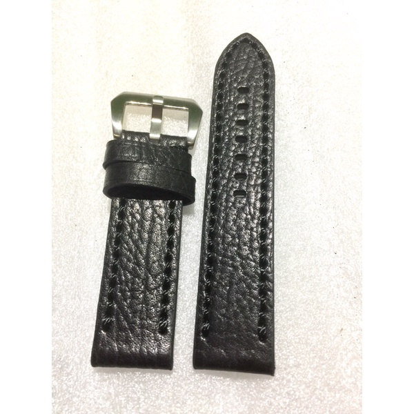 tali kulit asli strap kulit asli jam tangan tebal 24mm