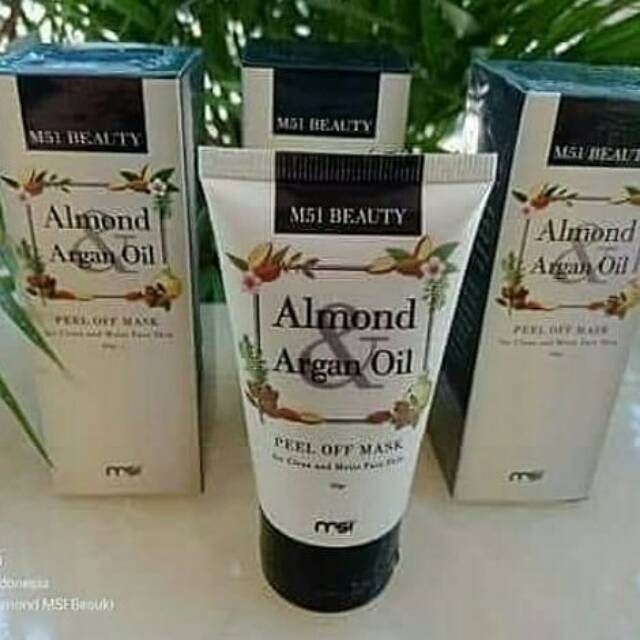 MASKER ALMOND OIL MSI PaKet + pin