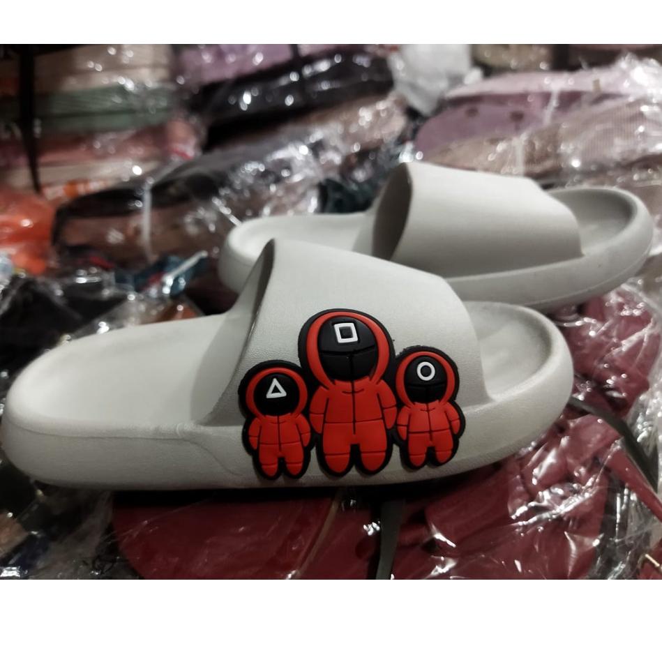 [SoT㊗] SANDAL SELOP ANAK LAKI-LAKI SQUID GAME 8619-1 24-35/SANDAL FLIP FLOP ANAK ||High class