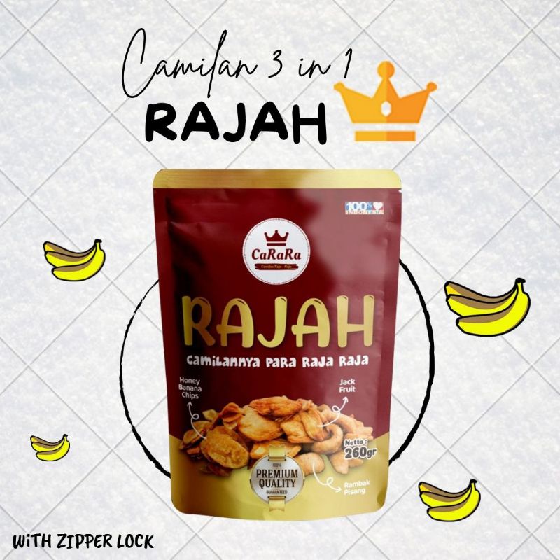 

RAJAH (Favorite) : RAmbak pisang, JAck fruit & Honey Banana chips