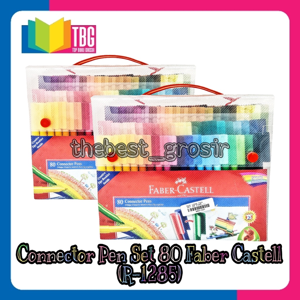 

1 SET CONNECTOR PEN SET 80 FABER CASTELL / SPIDOL WARNA / ALAT MEWARNAI (R-1285)