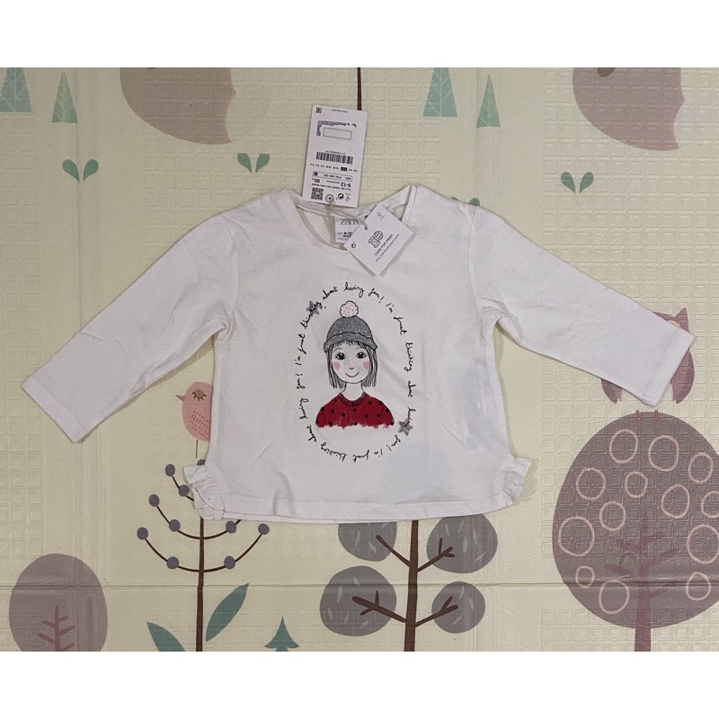 Zara White Girl Tshirt SALE