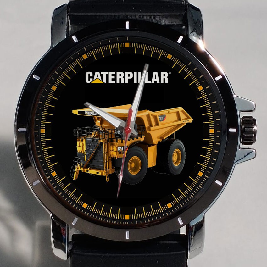 Jam Tangan Pria CATERPILLAR Desain Custom Strap Rubber Analog