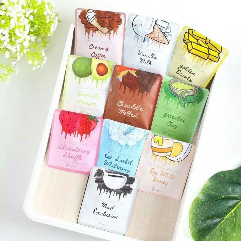 MASKER LEA GLORIA - MASKER WAJAH ORGANIC BPOM