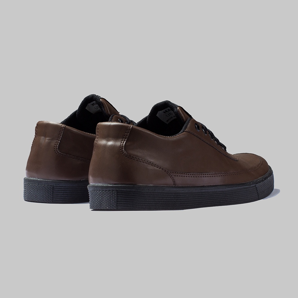 AZIEL BROWN |ManNeedMe x NAZ| Sepatu Sneakers Pria Casual Sneaker Cowok ORIGINAL