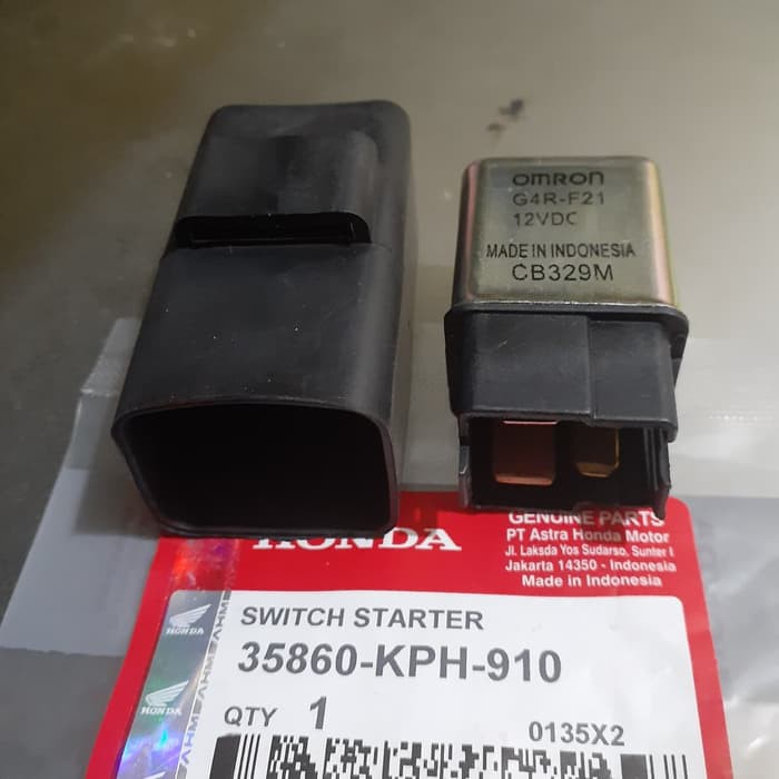 ASLI switch relay bendik stater honda kharisma karisma supra x 125 KPH