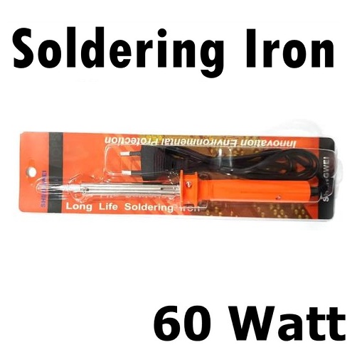 Solder Kinto 60W Mata Kristal Lancip Runcing Soldering Iron SHENGWEI Listrik Electronic Parts 60 Wat