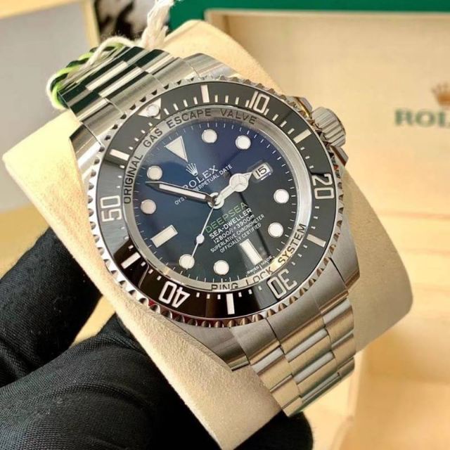 Jam Tangan All new Rolex Deepsea Blue 136660 DeepSea Automatic Otomatis Limited