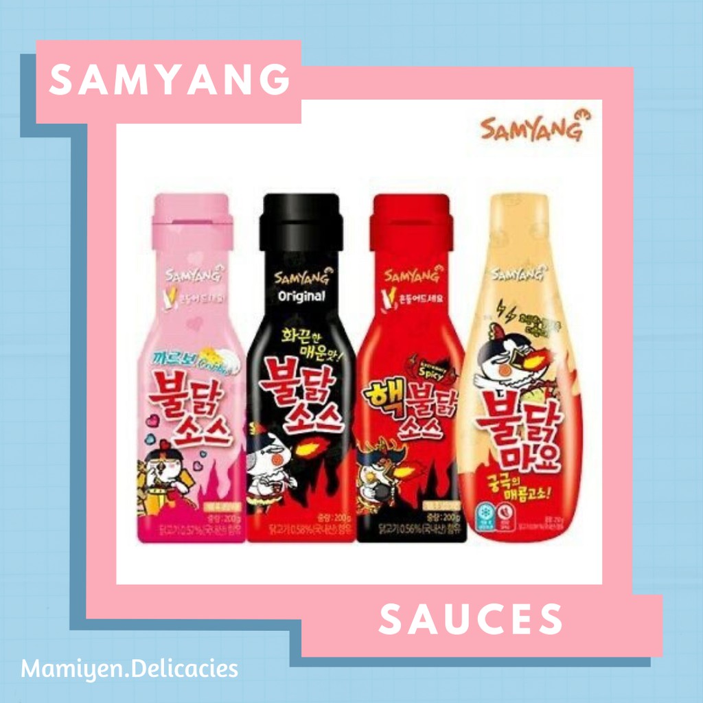 READY STOCK SAMYANG SAUCE tanpa logo halal asli korea ...