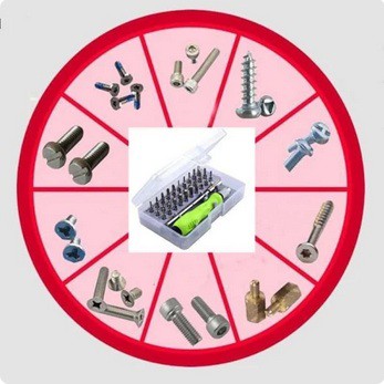 Obeng Set Murah 32 in 1 Magnet Obeng Handphone Laptop Obeng 32 in 1