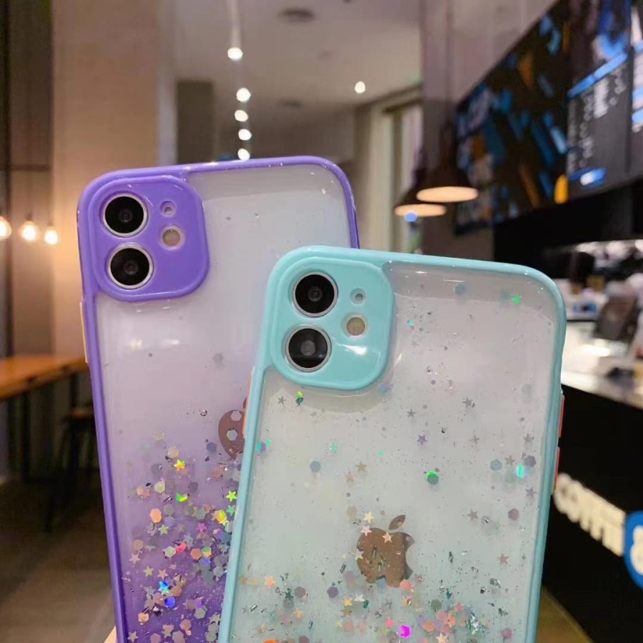 Xiaomi Pocophone Poco C40 M3 Pro 5G X3 NFC X3 Pro M3 Mi 11 Lite Case Dove Glitter Bling Star Light Candy  Camera Macaron Gliter Pelindung Kamera