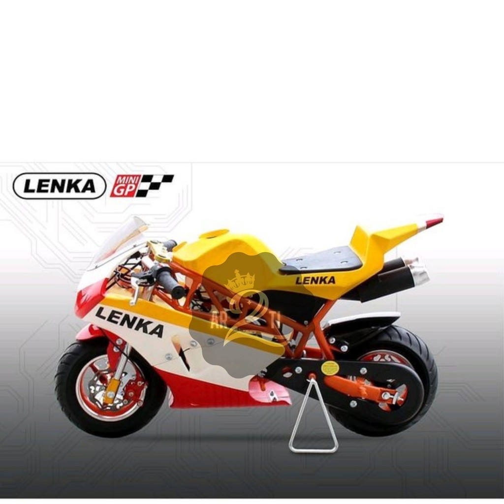 Motor Mini Anak Model Moto GP Bahan Bakar Bensin Merk Lenka GPR