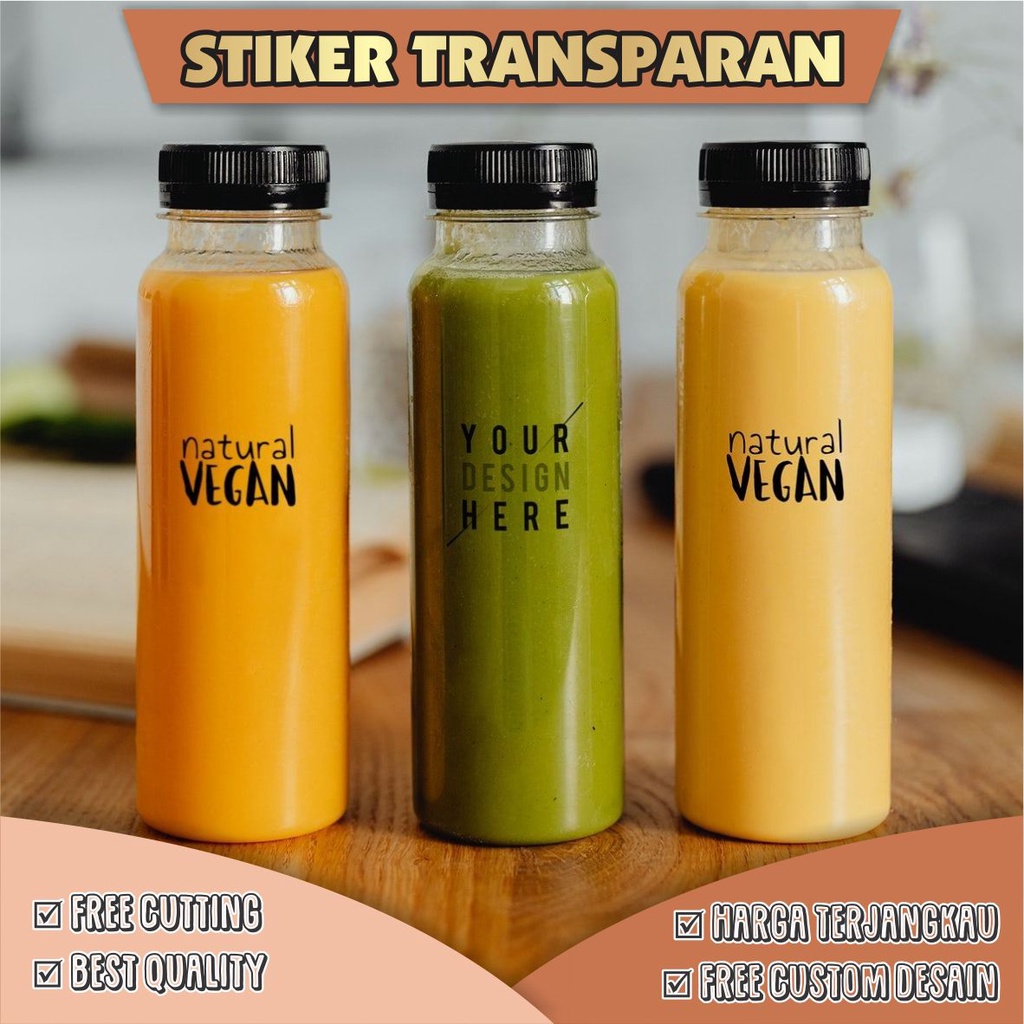 

[ANTI AIR] CETAK STIKER BOTOL MINUMAN | LABEL KEMASAN MAKANAN/MINUMAN