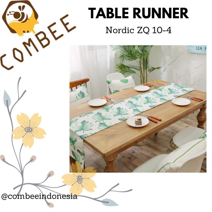 Table Runner / Hiasan Meja / Taplak Meja / Penghias / Aksesoris / Nordic / Cotton - ZQ10