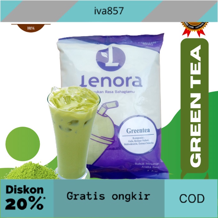 

PROMO Bubuk Minuman Rasa Green Tea Serbuk Minuman Aneka Rasa Kemasan 1 Kg GRATIS ONGKIR