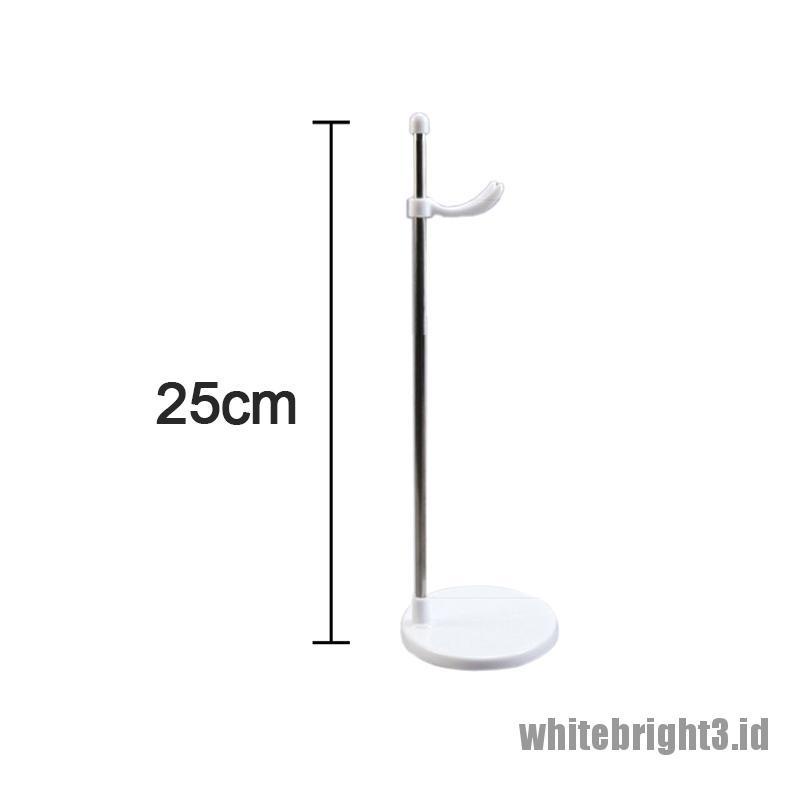 (white3) Stand Holder / Dudukan Display Boneka Ukuran 25CM High Quality