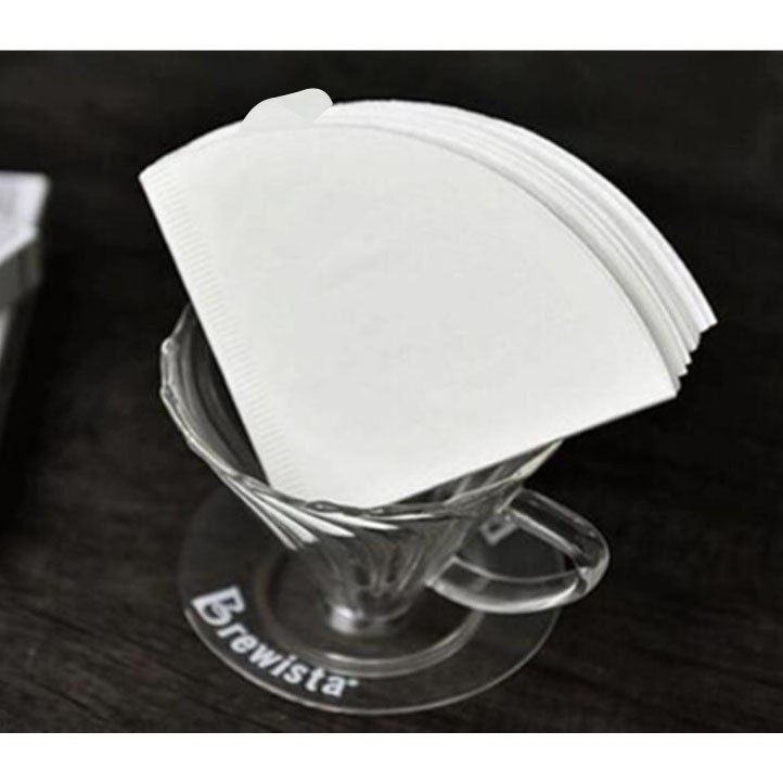 SDP exquis kertas filter saringan kopi v60 drip infuser 1 - 2 serve 100 pcs - v40 - white By Pro