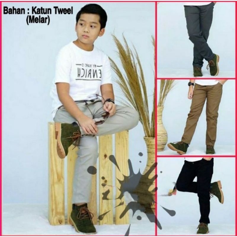 celana chinos RIP panjang buat anak anak