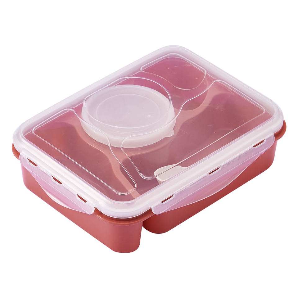 Tempat Makan Anak Lucu 4 Sekat Lunch box Kotak Makan