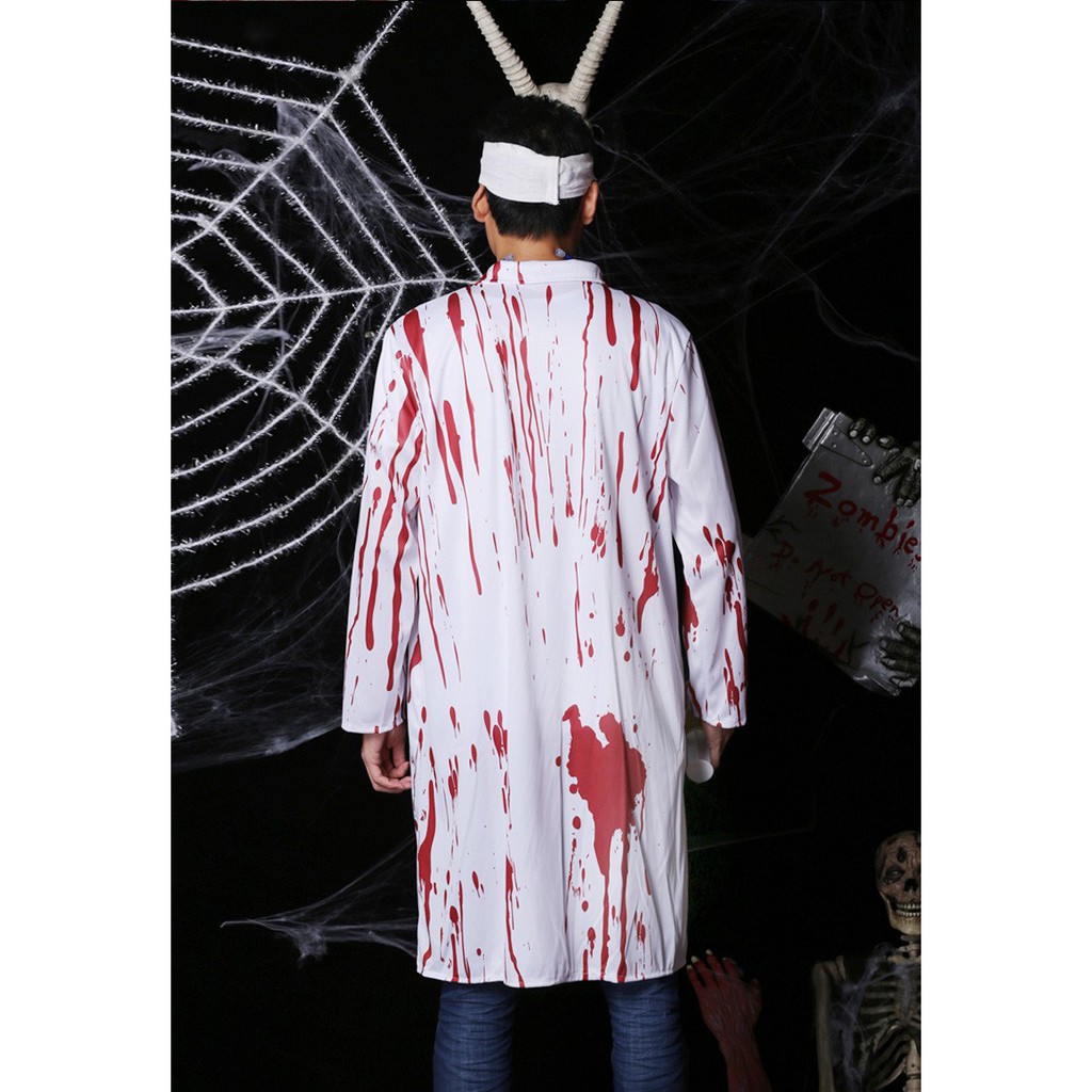 CC-155 kostum halloween dokter suster profesi hantu setan prank - SUSTER