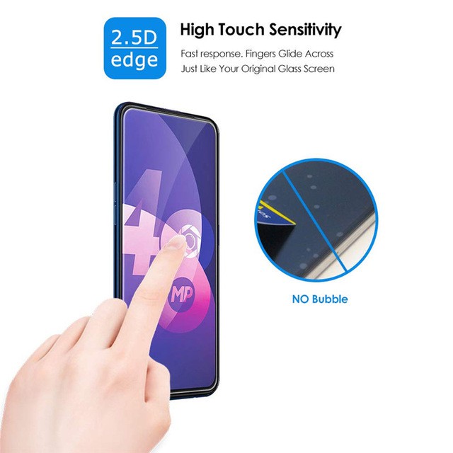 Tempered Glass Layar Clear Oppo F11 Pro + Antigores Tempered Glass Camera Back Lens