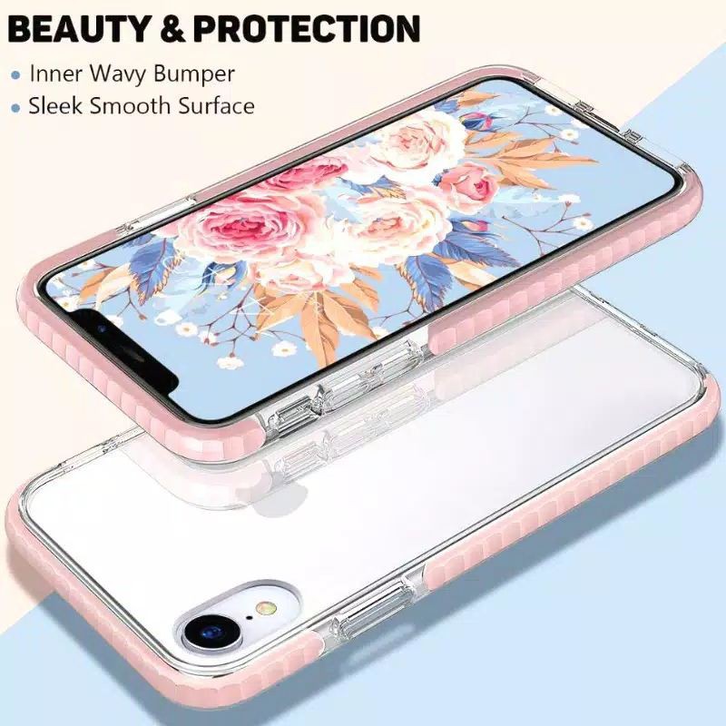 TPU Transparant List Bumper 8W XIAOMI REDMI 8/8A/9A/C/REDMI NOTE 4X/8/8 PRO/VIVO Y12/Y15/Y17/Y20/Y20S/Y30/Y50/Y91/Y95/V20