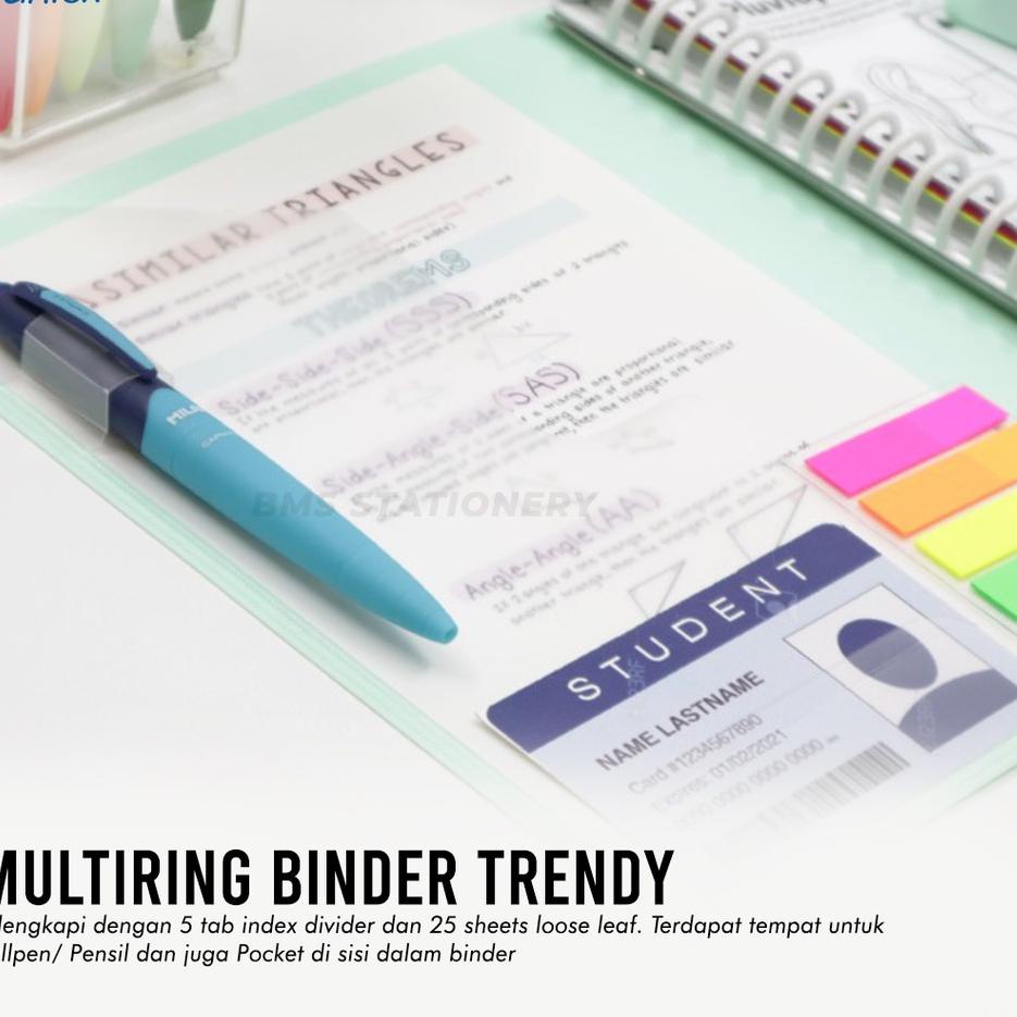 

Hadir Hebat Bantex Binder B5 26 Ring Motif Trendy