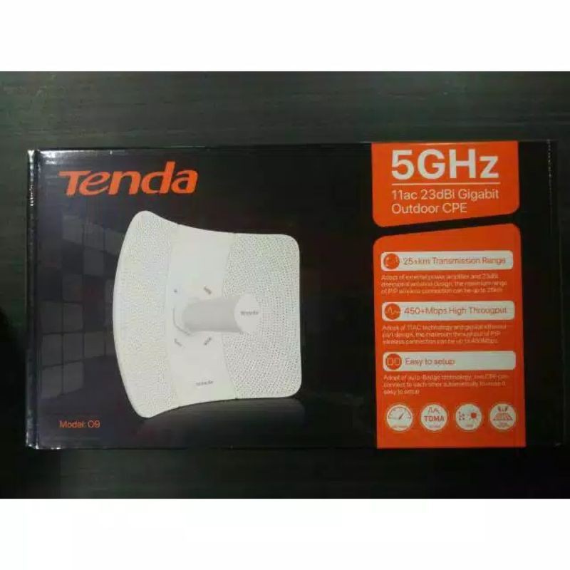 Tenda O9 AP CPE 09 Wireless Router 11ac 23dBi Gigabit Outdoor WiFi 0 9