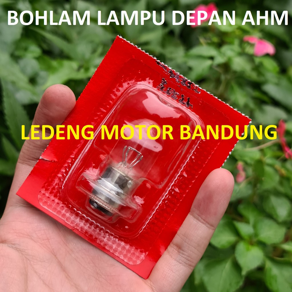 Bohlam Lampu Depan Stanley AHM Honda Original 12v Universal H6 Kaki-1